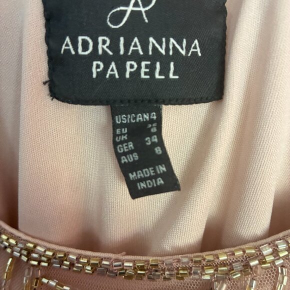 Adrianna Papell Beaded Minidress - Picture 2 of 2